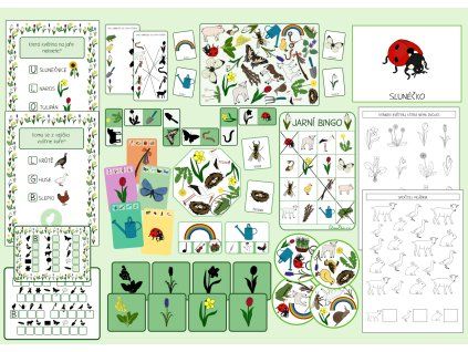 jaro sada aktivit pro deti