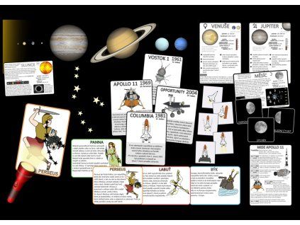 vesmir sada aktivit pro deti